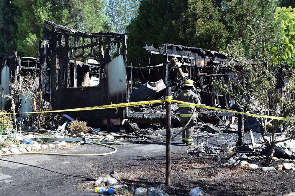 Mobile home fire